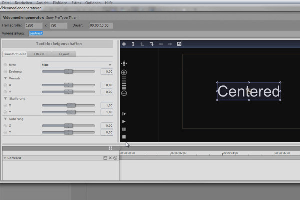 Sony Vegas Pro: Layerbaseret tekst