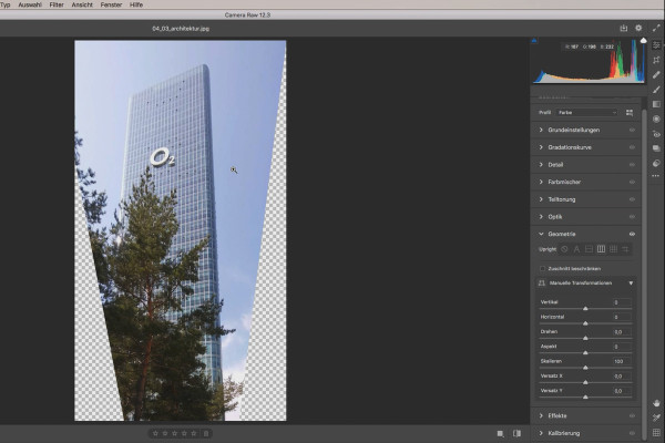 Tutorial su Camera Raw: 4.3 | Architettura
