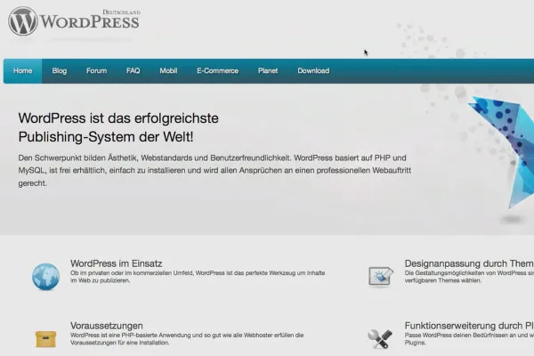 Tjen penge med AdSense-formlen - 6.1 Installér WordPress.
