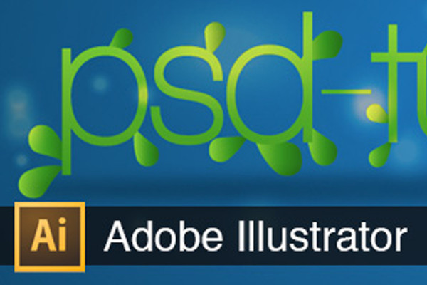 Splash text - Adobe Illustrator