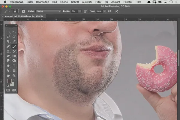 Vaizdo komiksai: Komiksų mokymas „Photoshop“ programoje - 4.9. Šukuosenos pildymas
