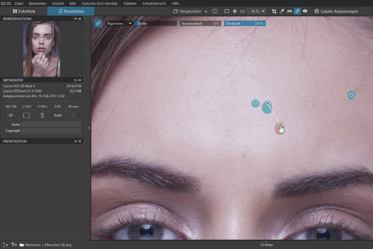DxO PhotoLab-Tutorial: 5.3 | Onarım