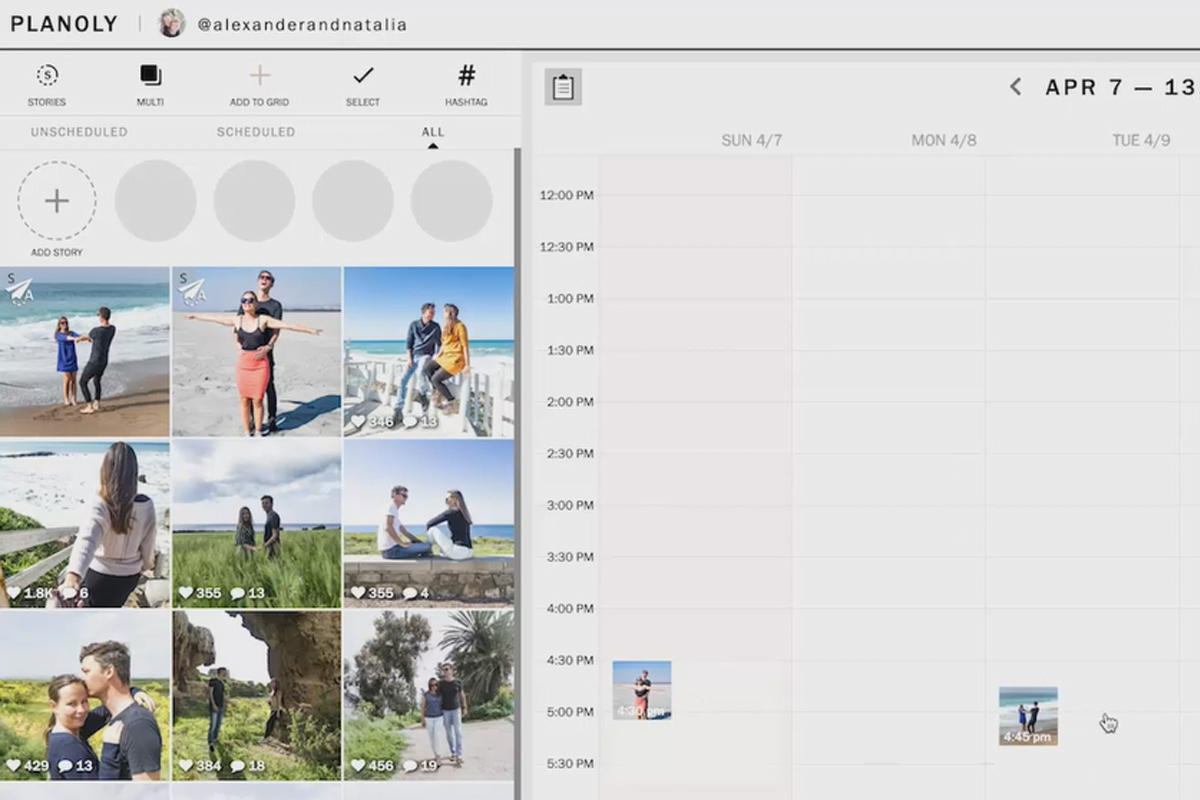Instagram-opas: Saat enemmän seuraajia | 5.4 Planoly - suunnittele ensimmäiset julkaisusi