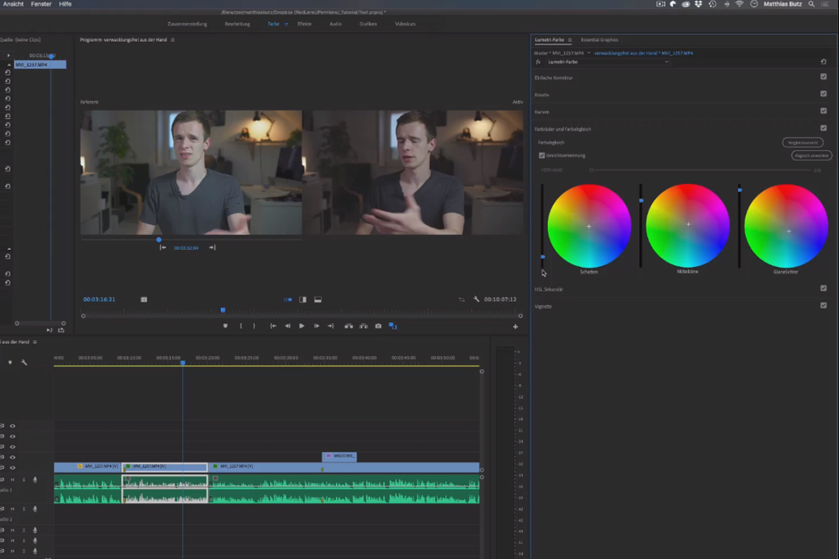 Premiere Pro CC Eğitimi: 4.7 | Renk tekerlekleri ve renk dengeleme