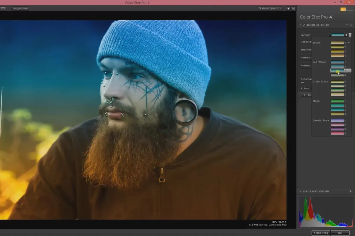 Nik Collection – Looks & Styles mit Color Efex Pro 4: 29 Bi-Color und Bi-Color User Defined