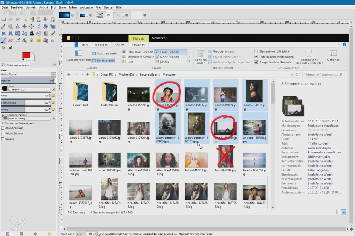 Bildbearbeitung mit GIMP: das Praxis-Tutorial – 29 Screenshots erzeugen
