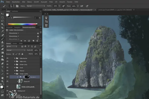 Digital Painting & Matte Painting: Texturieren mit einer Fotostruktur (Teil 1)