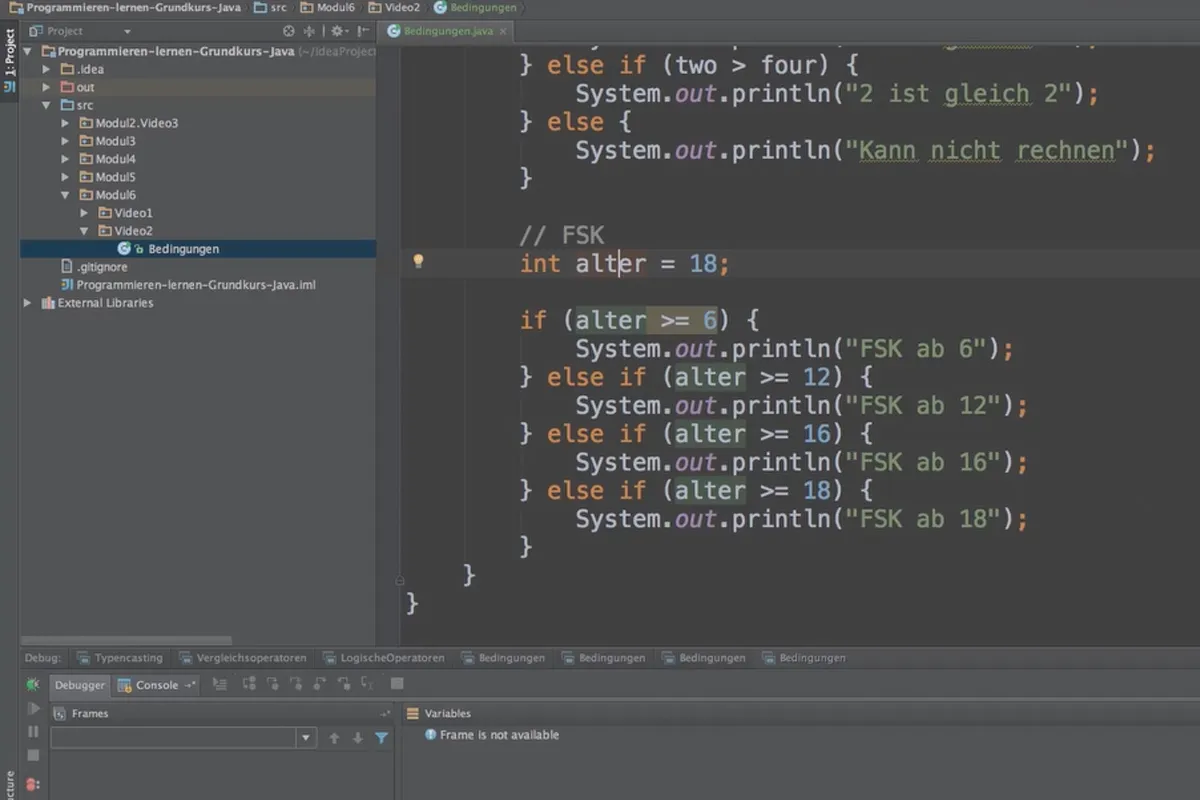 Java untuk pemula - 6.4 Bekerja dengan kondisi (Bagian 2)