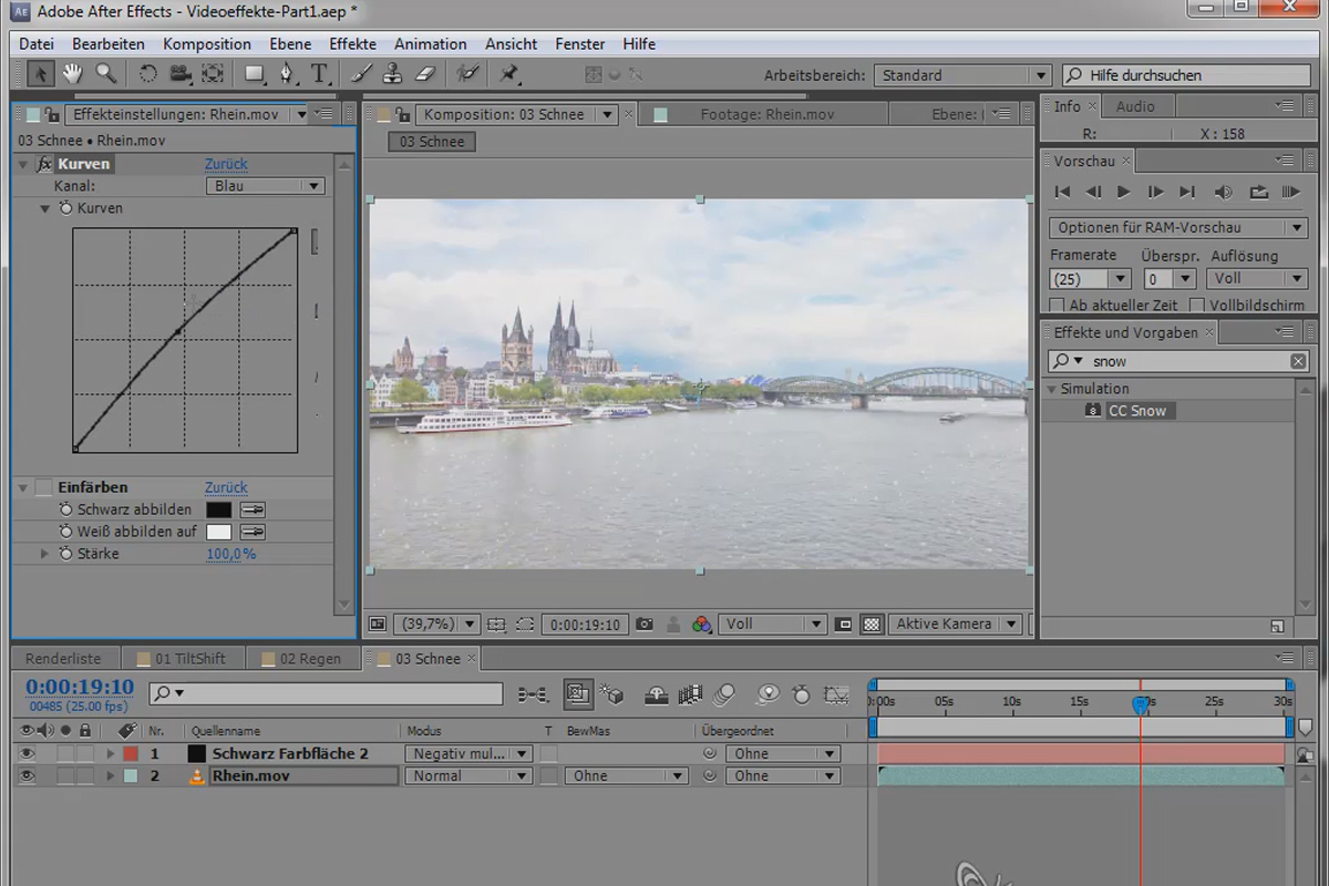 Video effects - Part 1: Tilt/Shift, Rain/Snow, Old Movie