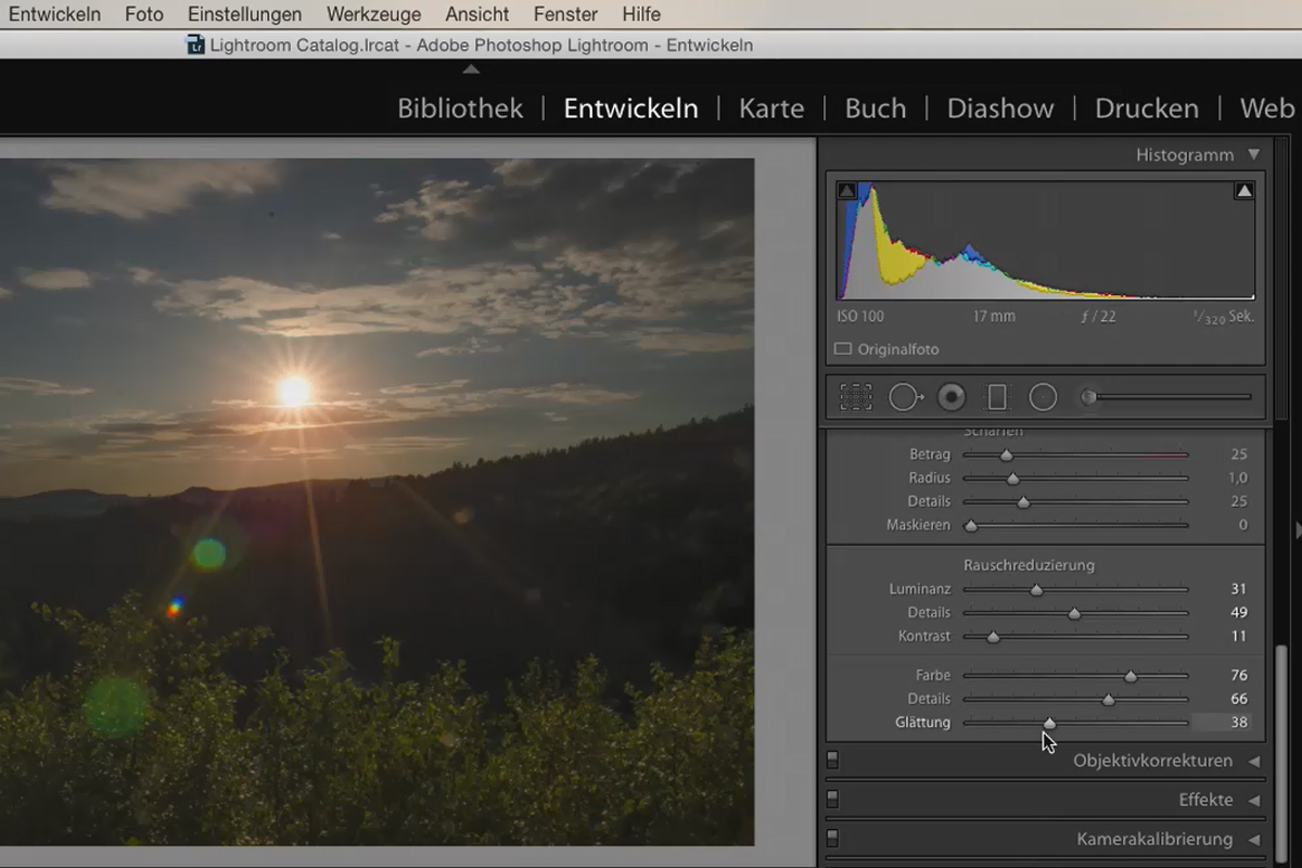 Lightroom para principiantes y usuarios de nivel intermedio: 05 - Revelado de imágenes - 5.9 - Reducción del ruido