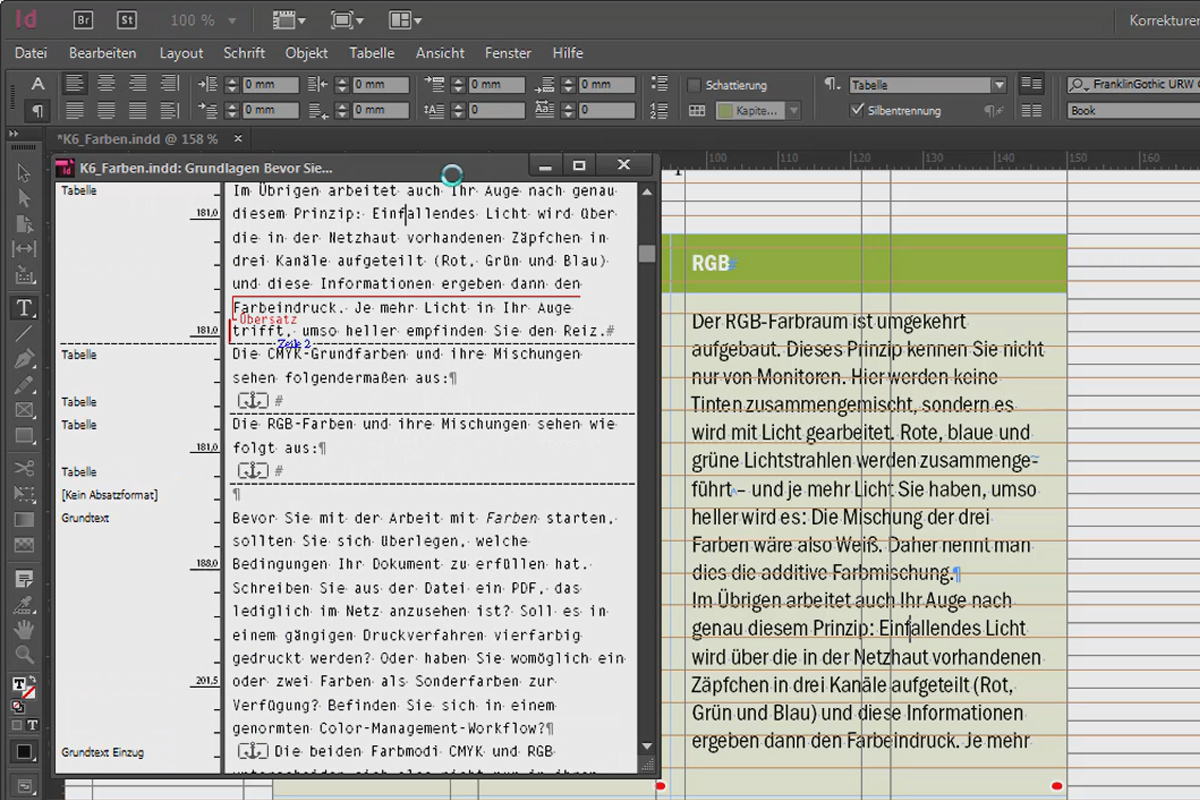 Grandes proyectos en Adobe InDesign - 4.01 - Información general sobre correcciones