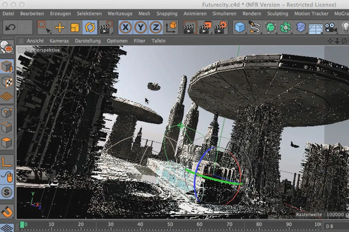 Cinema 4D зустрічає Photoshop: I - 4.4. Тонко налаштуйте небо