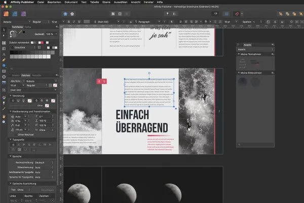 Affinity Publisher Grundlagen-Tutorial: 30 | Assets in Bibliotheken speichern