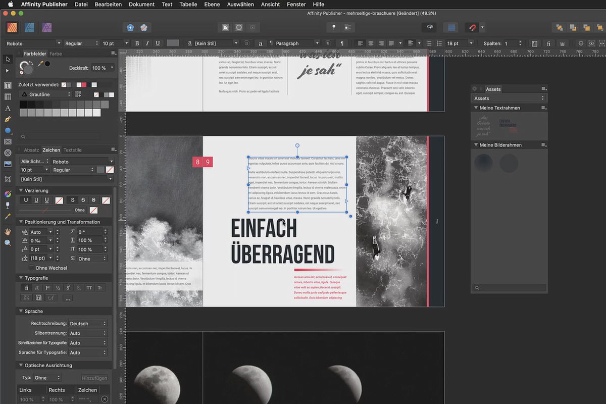 Affinity Publisher Basistutorial: 30 | Assets opslaan in bibliotheken