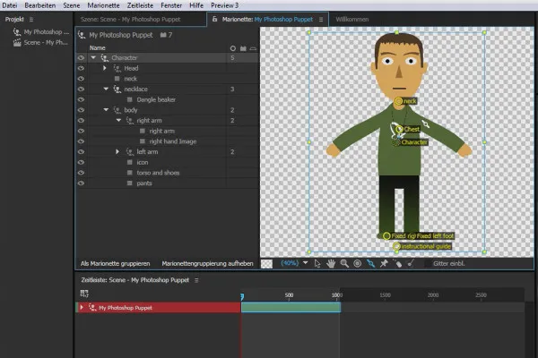 Neues in der Creative Cloud: After Effects CC 2015.1 (November 2015) – Das Versteifungs-Werkzeug