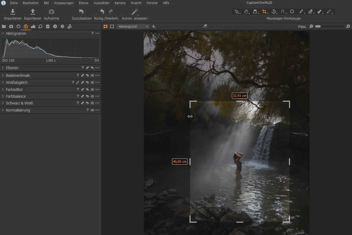 Capture One Pro 20-Zelfstudie: 5.5 | Bijgewerkt bijsnijdgereedschap