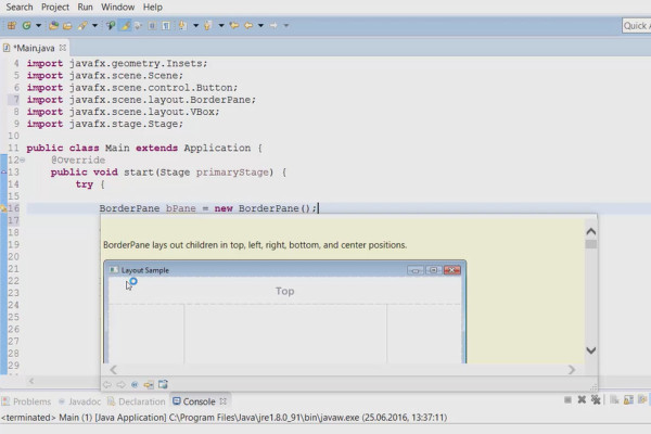 JavaFX Tutorials – GUI-Entwicklung