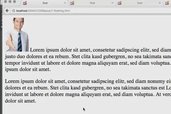 Temel HTML, CSS ve JavaScript - 30 yüzen öğe float kullanımı.