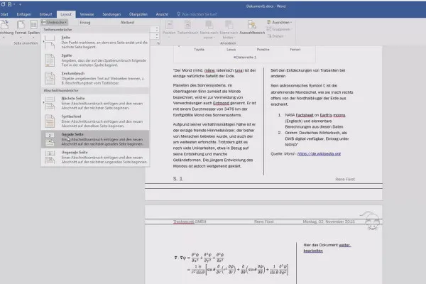 Tehosta Wordissa: Tule asiakirjojen sankariksi - 30 sivun ja kappalerivin vaihtoa