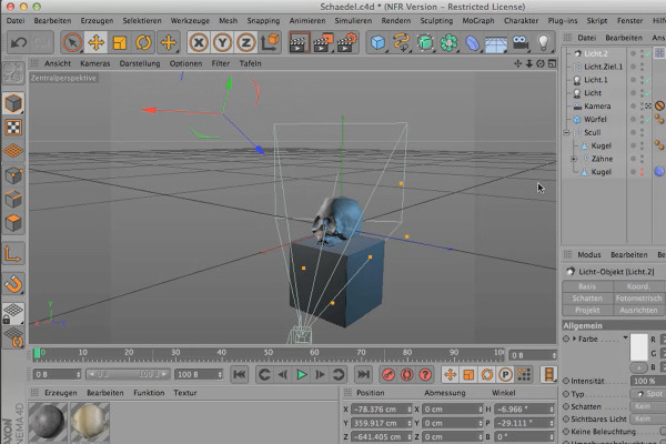 Sculpting in CINEMA 4D - Kreativträning: Del 16 - Ljussetup