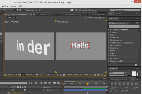 After Effects'te 3D hakkında ipuçları ve püf noktaları: AE'nin 3D programı olarak kullanımı.