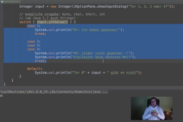 Java aloittelijoille - 6.5 switch-lause