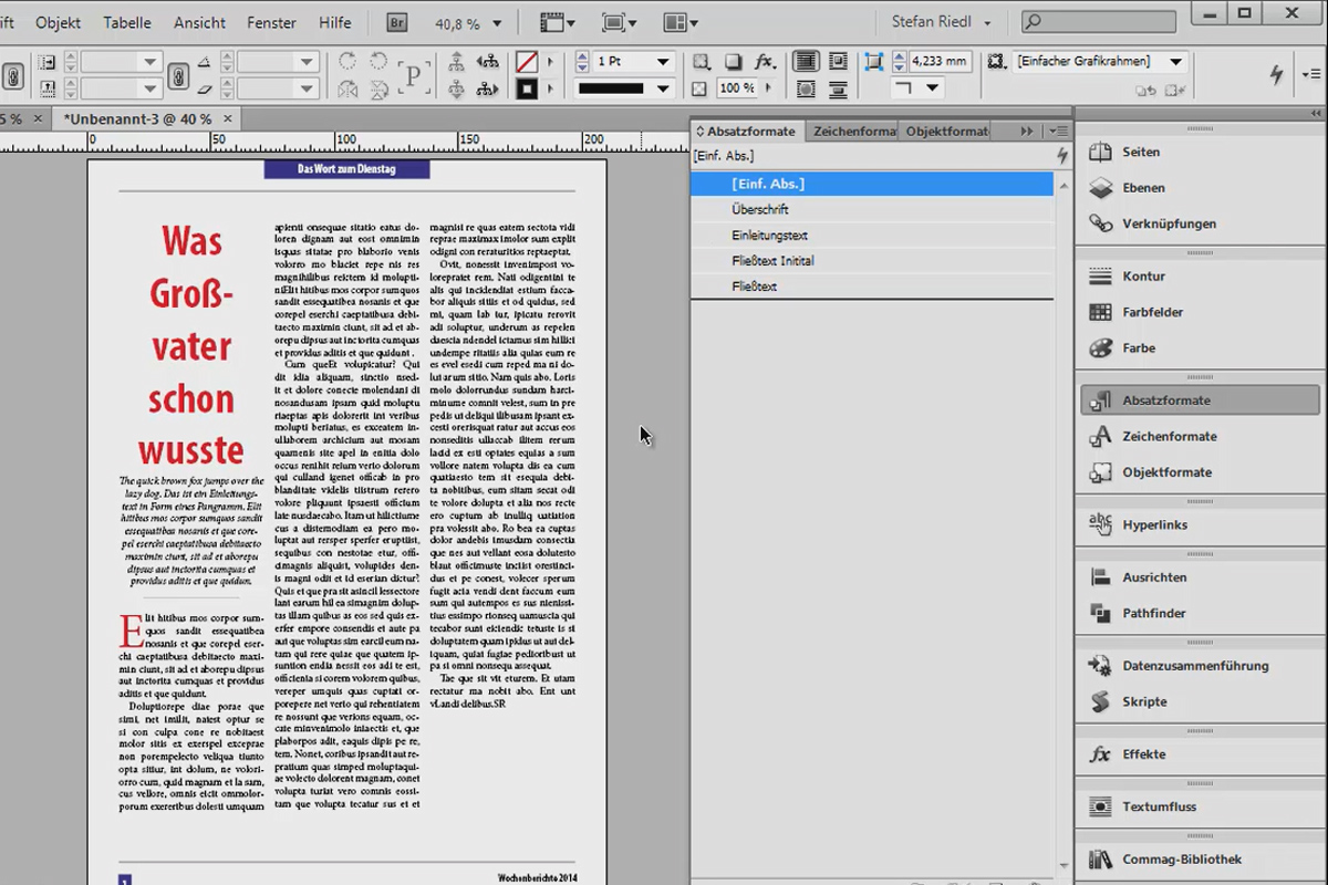 Format column with just one click