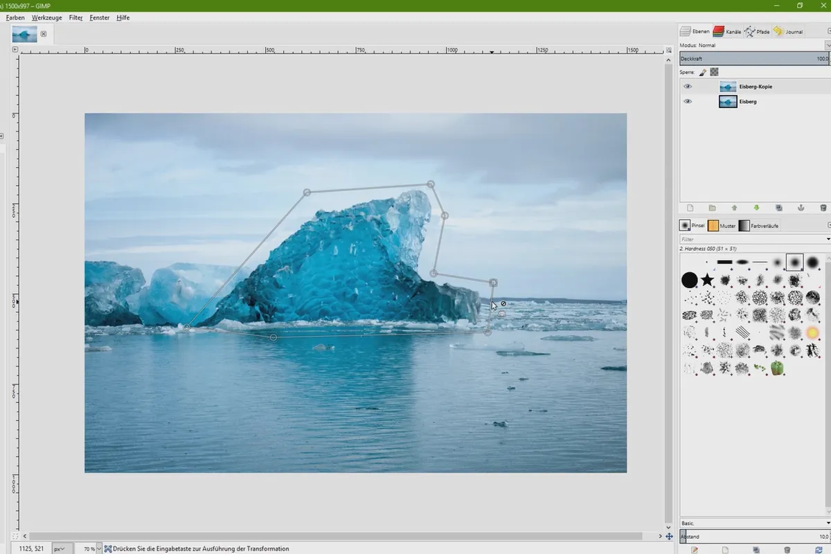 Modifica delle immagini con GIMP: il tutorial per principianti - 30 Trasformazioni Cage.