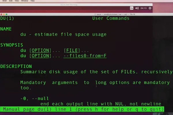 Linux untuk Pemula - 6.7 Menampilkan Ukuran File dan Folder