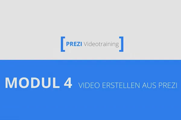 Prezi für Einsteiger – Präsentationen, die begeistern – 4.6 Aus der Prezi ein Video erstellen