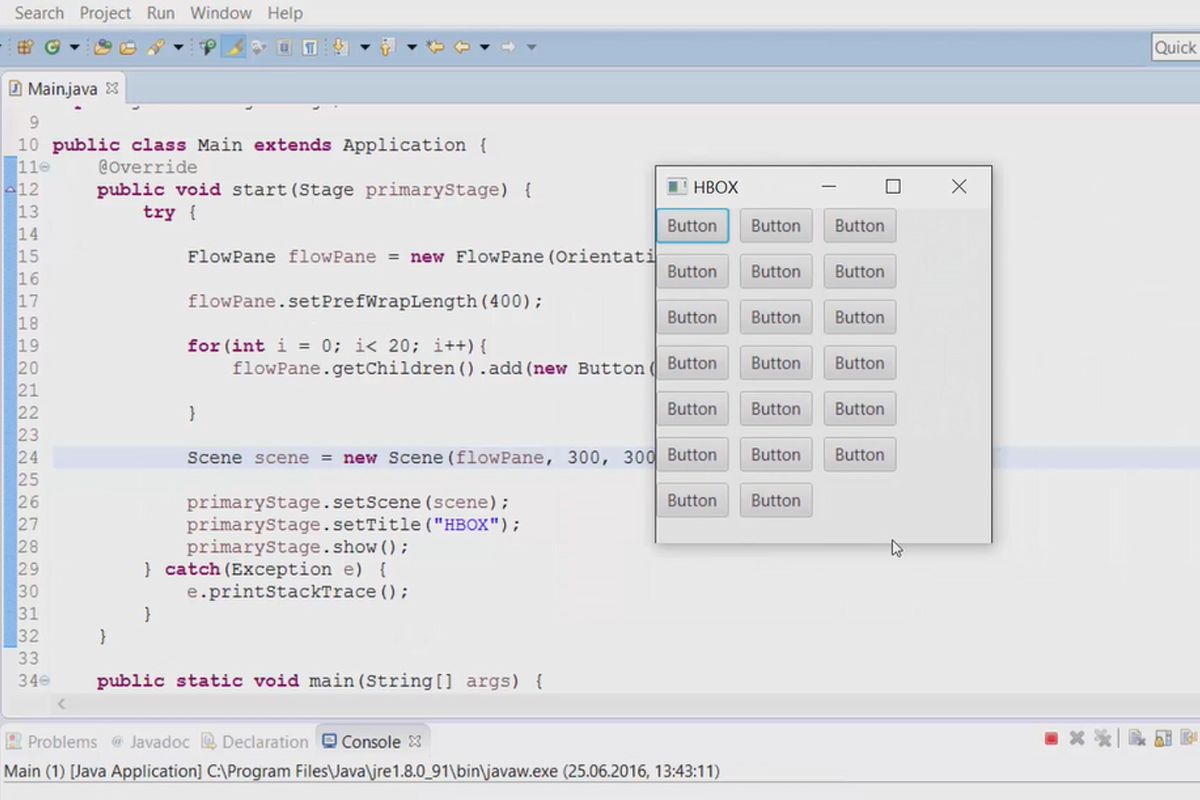 JavaFX para el desarrollo de GUI - 31 FlowPane