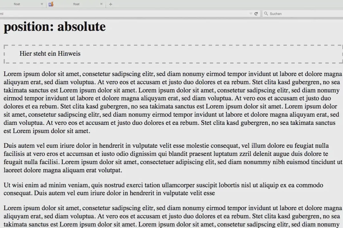 Základy HTML, CSS a JavaScriptu – pozicionování 31 prvků