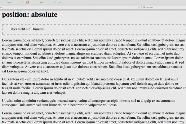 Základy HTML, CSS a JavaScriptu – pozicionování 31 prvků