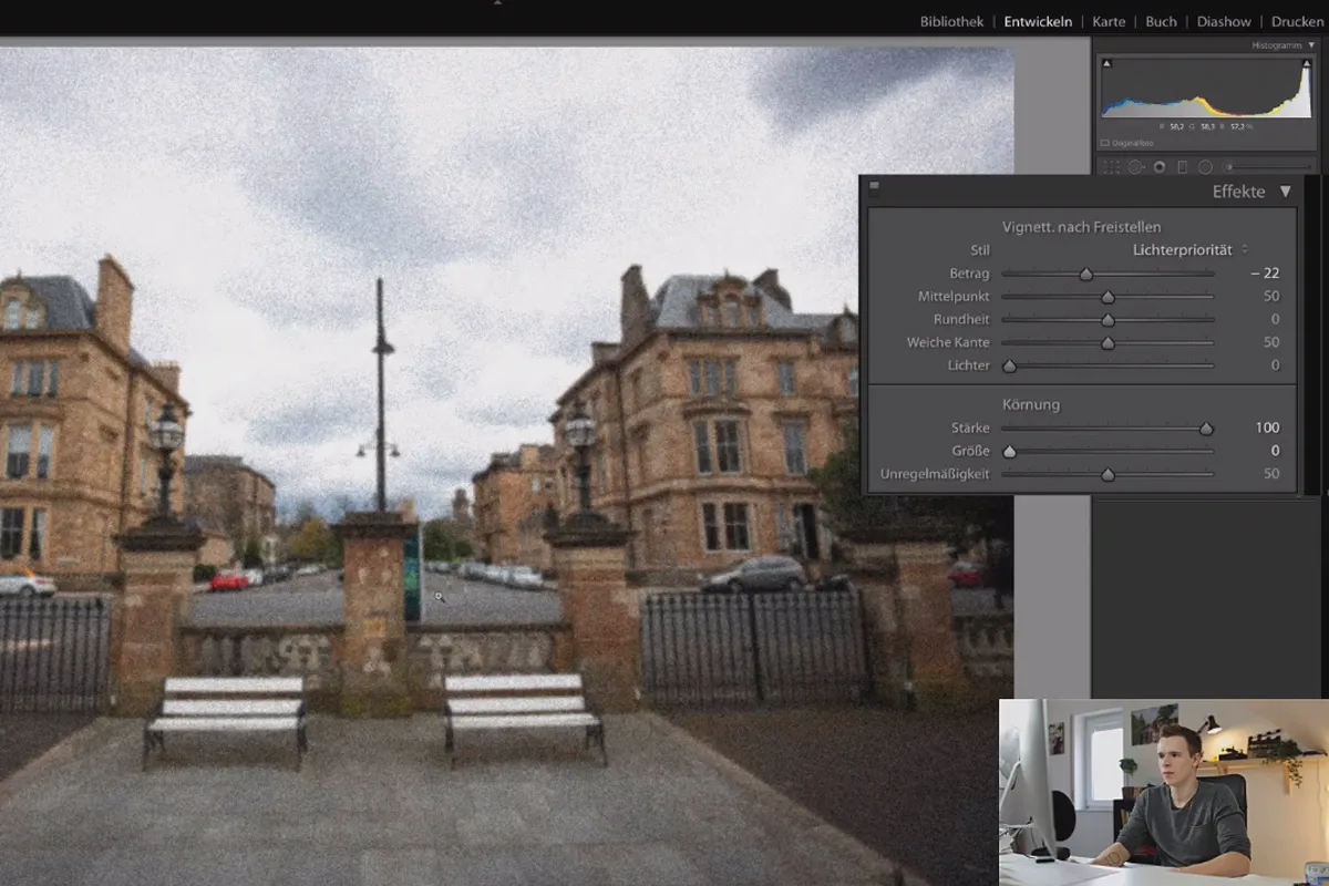 Lightroom Classic CC-Tutorial: 4.16 | Effekte