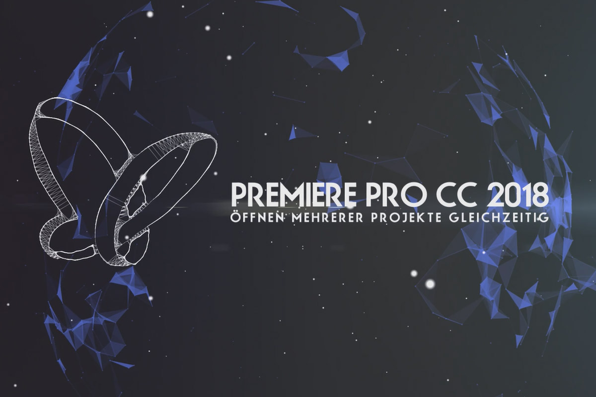 Nytt i Creative Cloud: Premiere Pro CC 2018 (oktober 2017) - Öppna flera projekt samtidigt.