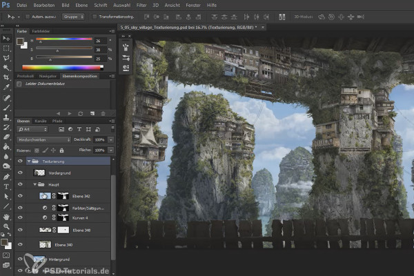 Digital Painting & Matte Painting: Teksturering med 3D-mal (Del 1)
