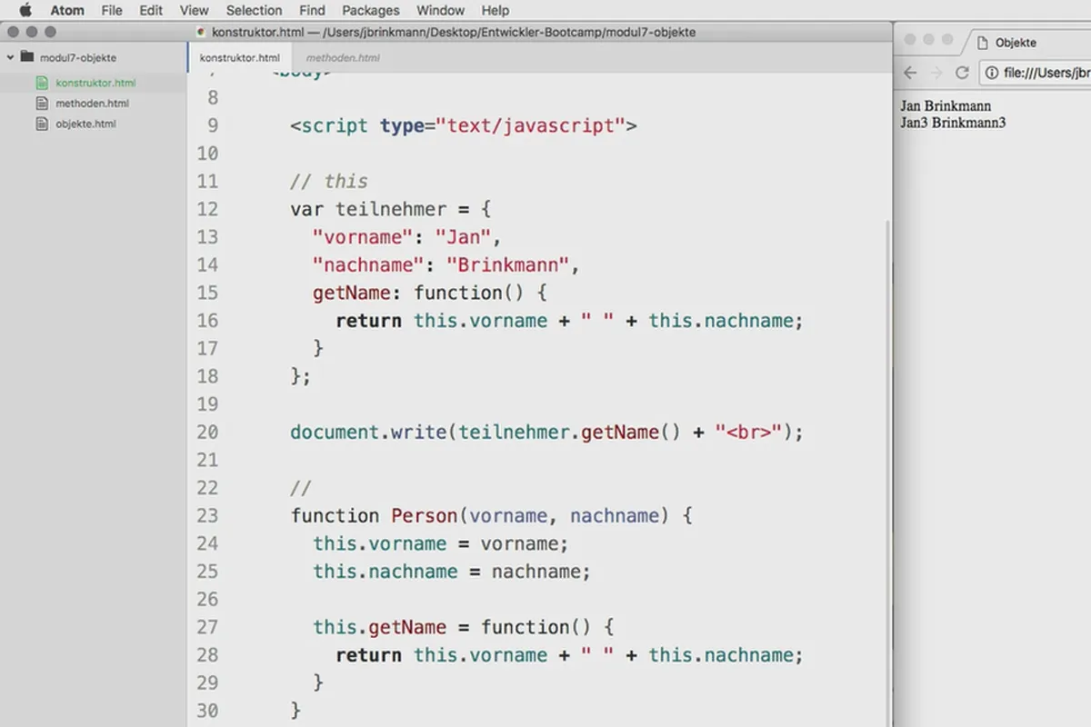 Programmazione software per principianti: 7.4 Costruttori