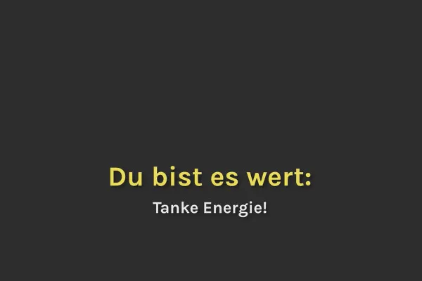 Smart-Performance: 08.03 Tanke Energie!