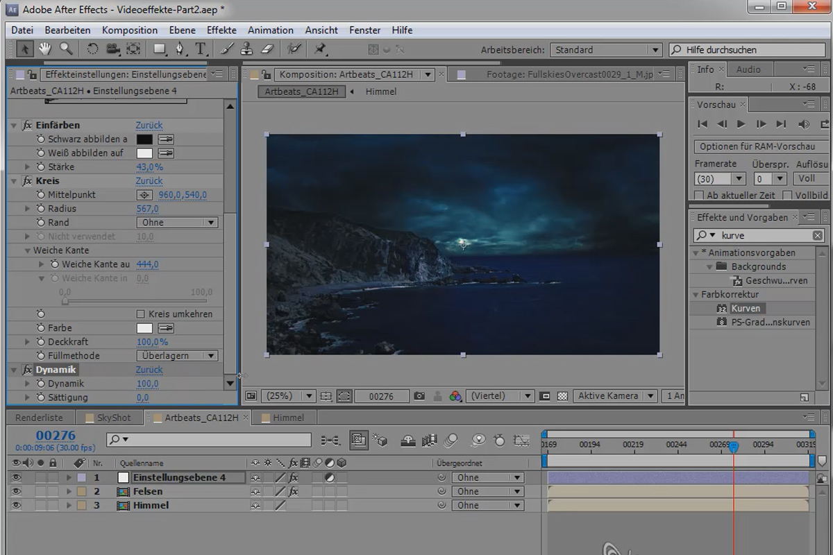 Video effects - Part 2.2: Replace sky and Day2Night
