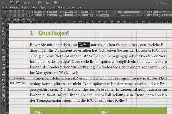 Großprojekte in Adobe InDesign - 4.03 - Formatkorrekturen über Absatz- und Zeichenformate