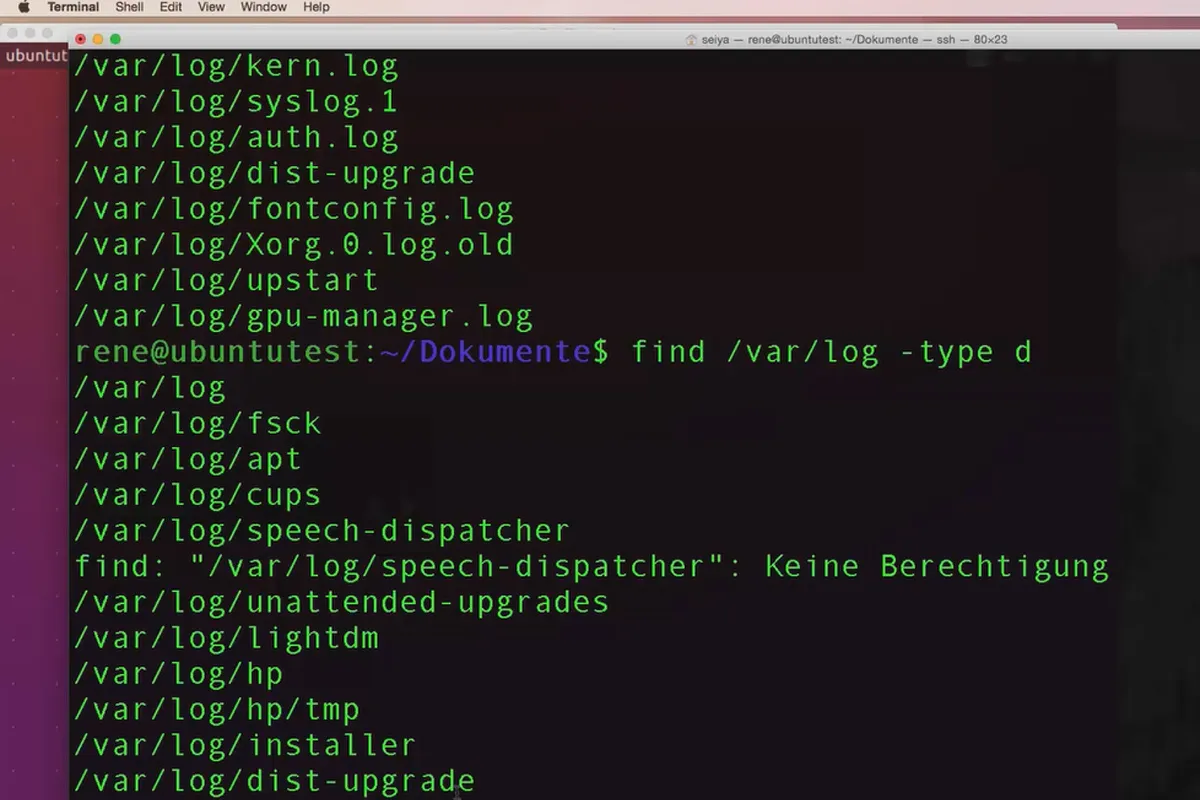 Linux für Einsteiger – 6.8 Dateien und Ordner suchen mit find und locate