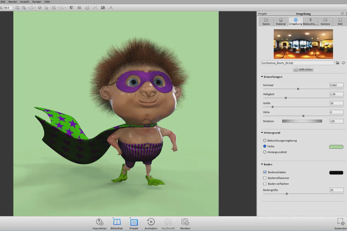 ZBrush 초보자를 위한: 9.3 키샷에서 렌더링
