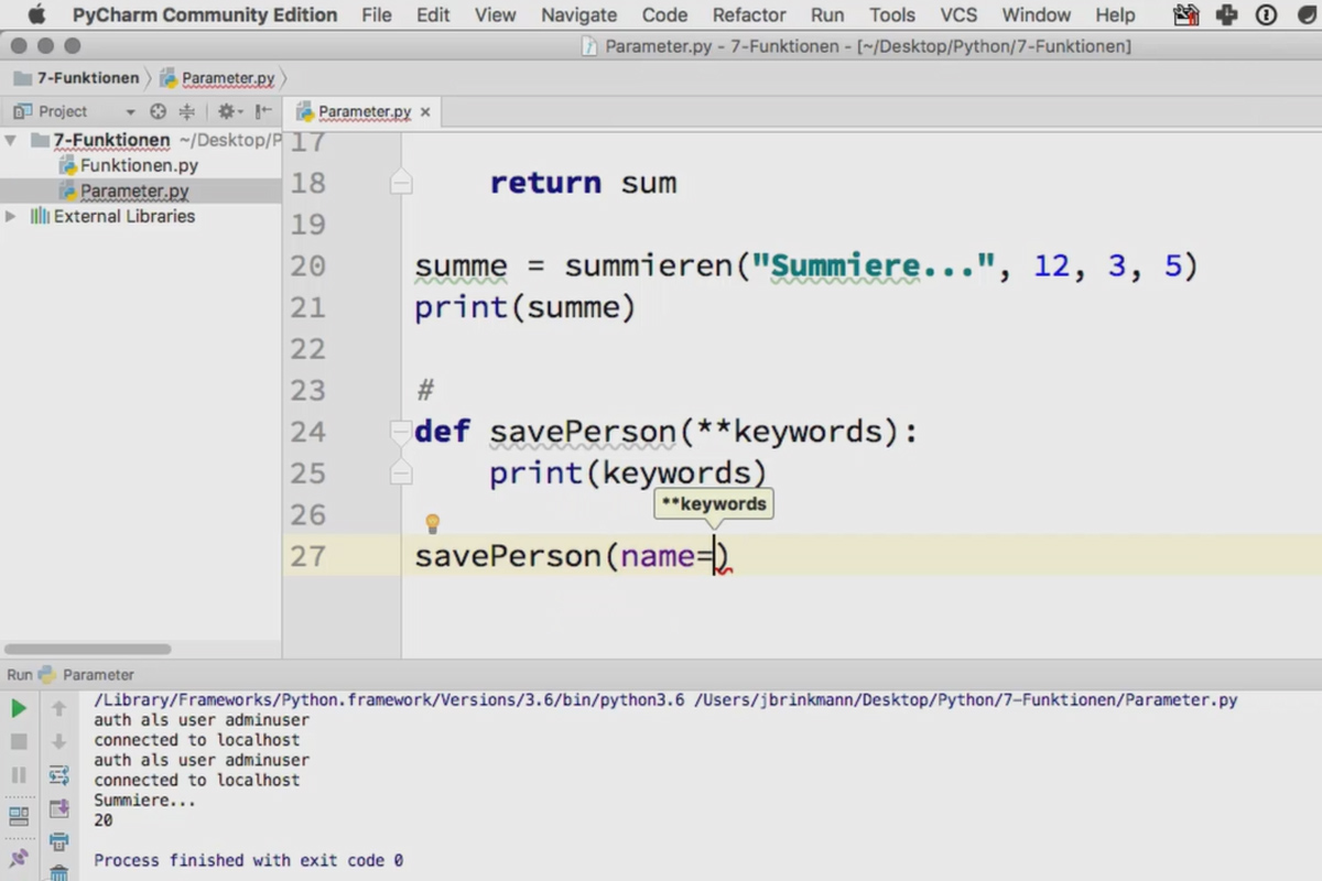 Programación con Python - 7.2 Parámetros en detalle