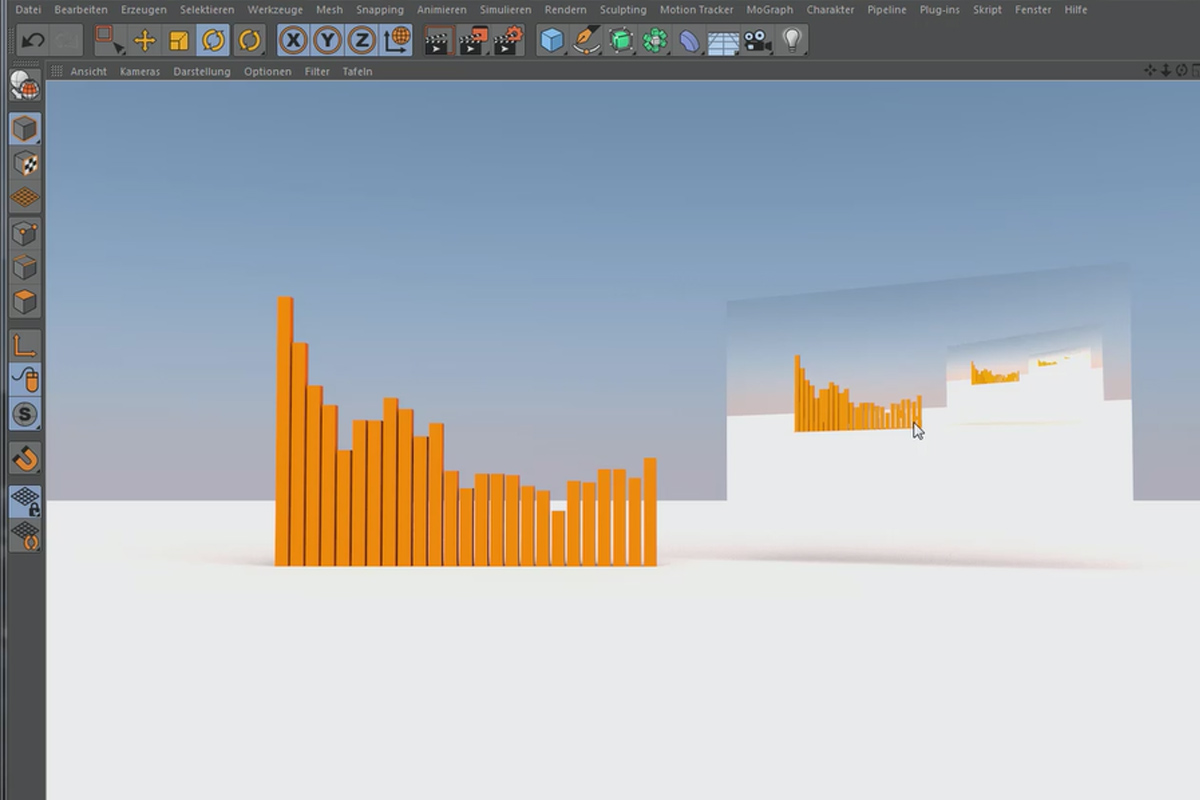 Cinema 4D MoGraph til begyndere - 4.3 Shader Kamera