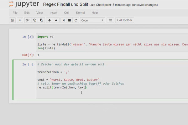 Programmation Python pour débutants - 32 Expressions régulières: re.findall et split