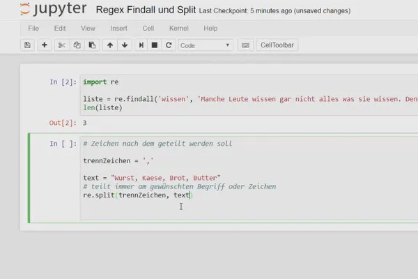Python Programlama Dili için Başlangıç Seviyesi - 32 Düzenli İfadeler: re.findall ve split