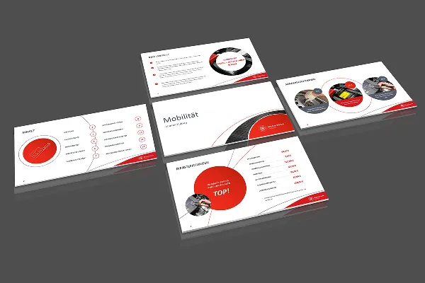 Modello di layout per PowerPoint: Tecnologia