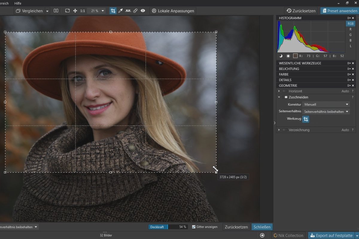 DxO PhotoLab Eğitimi: 6.2 | Kırpma
