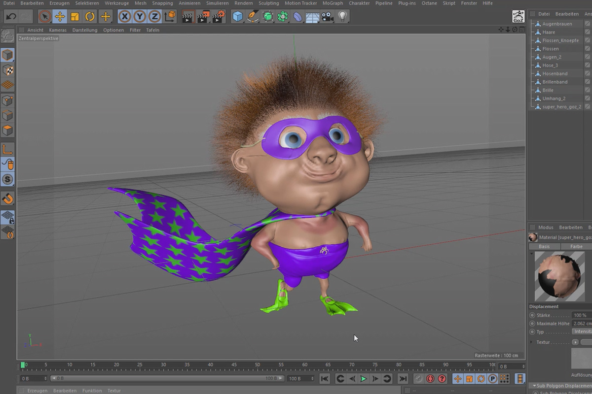 ZBrush para principiantes: 9.4 Renderizado en Cinema 4D