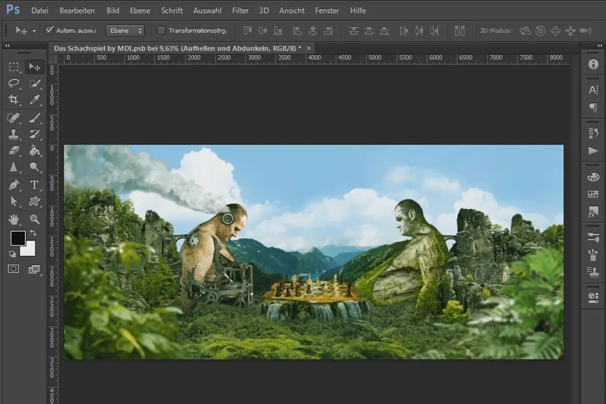 Photoshop-Composing - Das Schachspiel - Teil 21: Die finalen Schritte